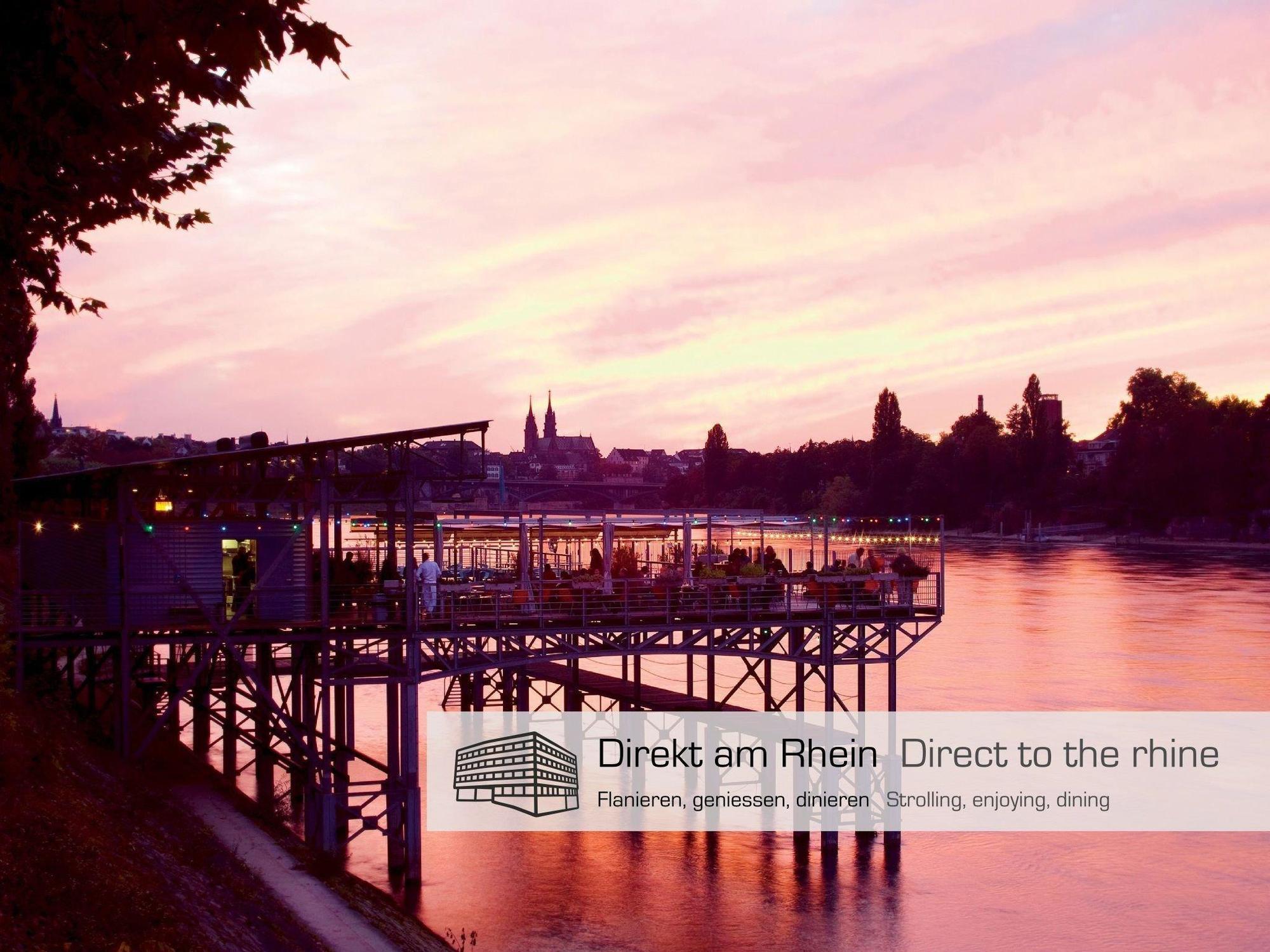 Dasbreitehotel Am Rhein Basel Luaran gambar